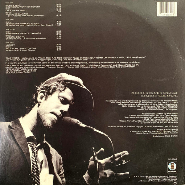 Tom Waits : Nighthawks At The Diner (2xLP, Album, RE, Gat)