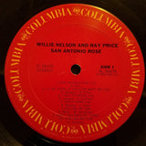 Willie Nelson & Ray Price : San Antonio Rose (LP, Album, Pit)
