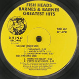 Barnes & Barnes : Fish Heads: Barnes & Barnes Greatest Hits (10", Shape, Comp, Pic)