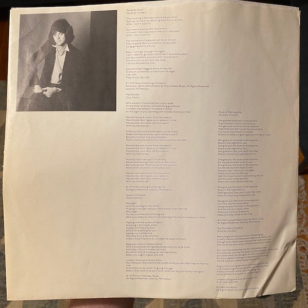 Rodney Crowell : But What Will The Neighbors Think (LP, Album, Win)