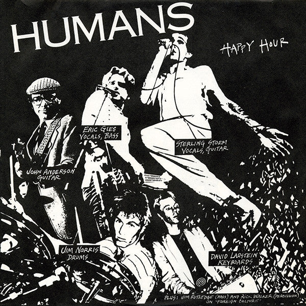 The Humans : Happy Hour (LP, Album, Pit)
