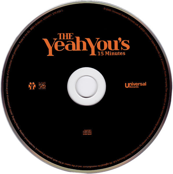 The Yeah You's : 15 Minutes (CD, Single)