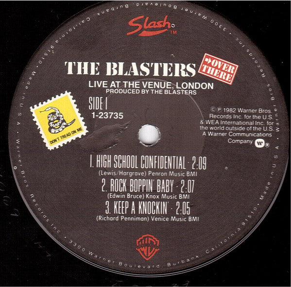 The Blasters : Over There (Live At The Venue, London) (LP, MiniAlbum)