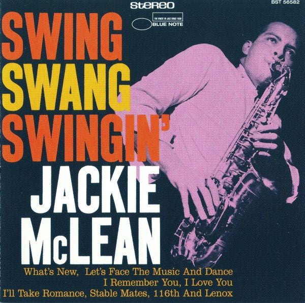 Jackie McLean : Swing, Swang, Swingin' (CD, Album, Ltd, RE, RM, SBM)
