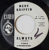 Merv Griffin : Always / Hey, Pretty Baby (7", Single, Promo)