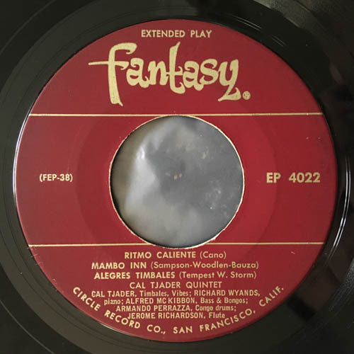 Cal Tjader : Cal Tjader Plays Afro-Cuban Volume 2 (7", EP)