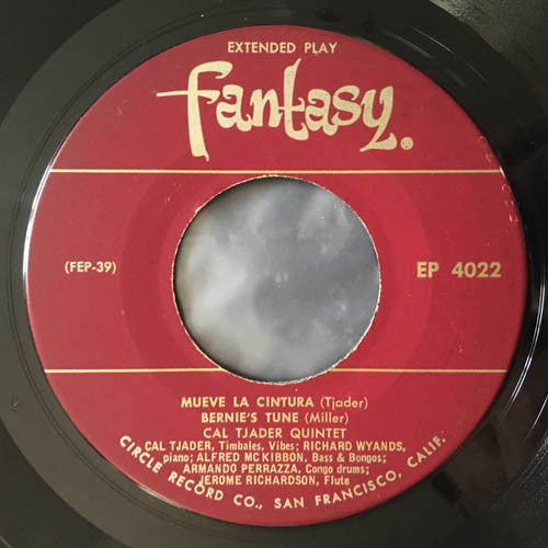 Cal Tjader : Cal Tjader Plays Afro-Cuban Volume 2 (7", EP)