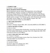 Benny Goodman Featuring Peggy Lee : Benny Goodman Featuring Peggy Lee (CD, Comp, Mono, RM)