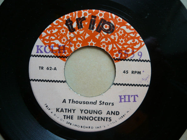 Kathy Young And The Innocents (2) : A Thousand Stars / Gee Whiz (7", Single)