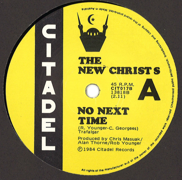 The New Christs : Born Out Of Time (7", Single)