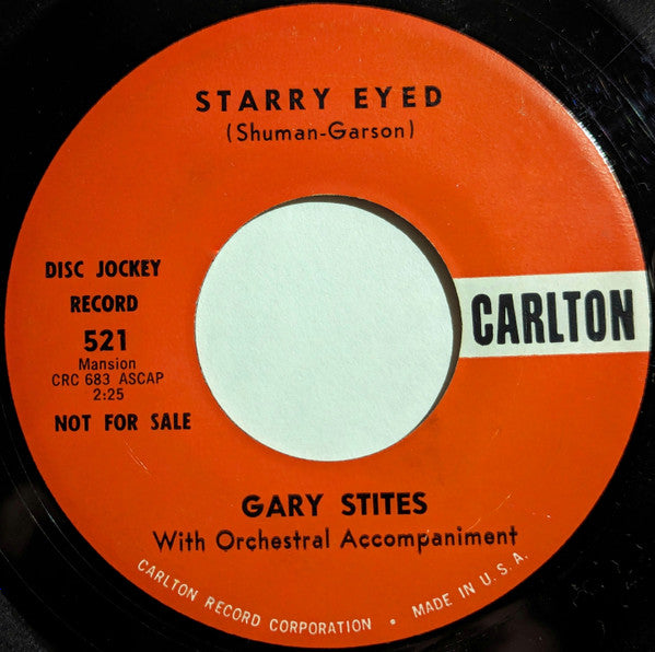 Gary Stites : Starry Eyed (7", Promo)