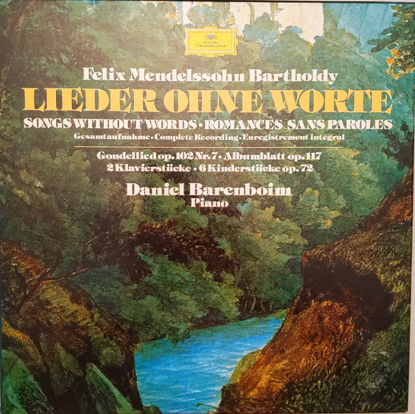Felix Mendelssohn Bartholdy* - Daniel Barenboim : Lieder Ohne Worte (3xLP + Box)