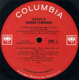 Barbra Streisand : People (LP, Album, Mono, Ter)