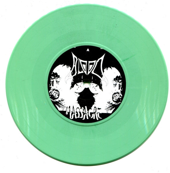 Blood (5) : Massacre (7", Ltd, RP, Gre)