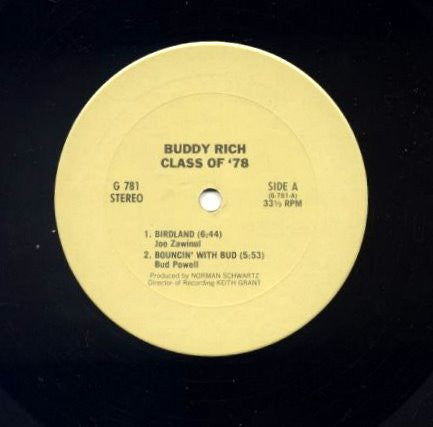Buddy Rich : Class Of '78 (LP, Album)