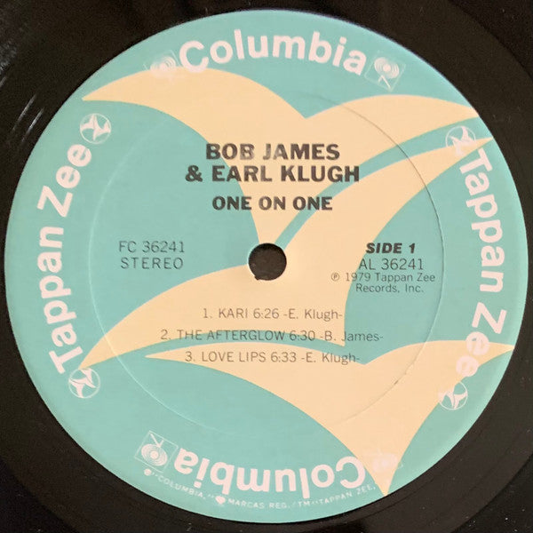 Bob James & Earl Klugh : One On One (LP, Album, Car)