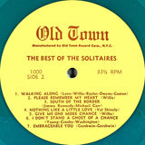 The Solitaires : The Best Of The Solitaires  (LP, Comp, Gre)