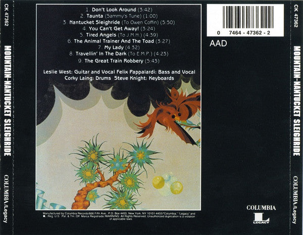 Mountain : Nantucket Sleighride (CD, Album, RE)