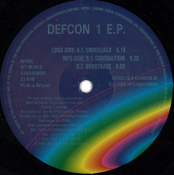 Defcon 1 : Defcon 1 EP (12", EP)