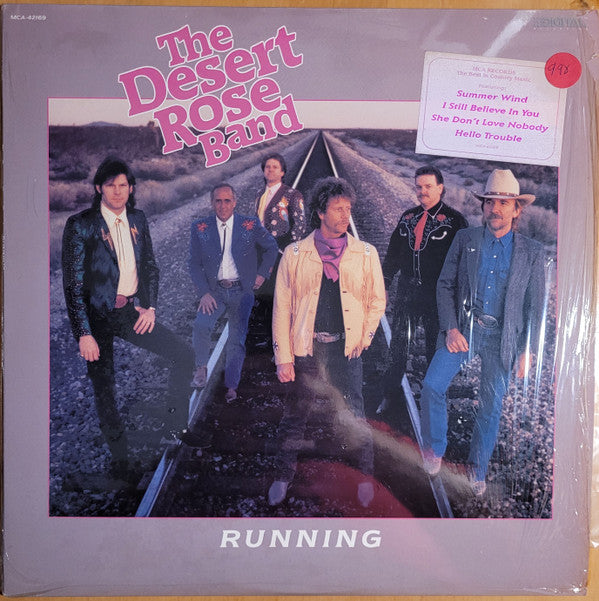 Desert Rose Band : Running (LP, Album, Glo)