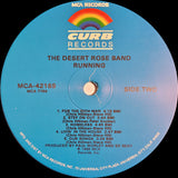 Desert Rose Band : Running (LP, Album, Glo)