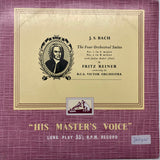 J. S. Bach* - Julius Baker, Fritz Reiner , Conducting The RCA Victor Chamber Orchestra : The Four Orchestral Suites (LP, Mono)