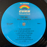 Billy Burnette : Try Me (LP, Album, Pin)
