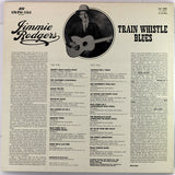 Jimmie Rodgers : Train Whistle Blues (LP, Comp, Mono)