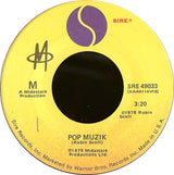 M (2) : Pop Muzik (7", Single)