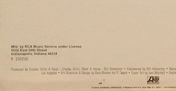 Crosby, Stills, Nash & Young : So Far (LP, Comp, Club, RE)