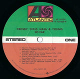 Crosby, Stills, Nash & Young : So Far (LP, Comp, Club, RE)