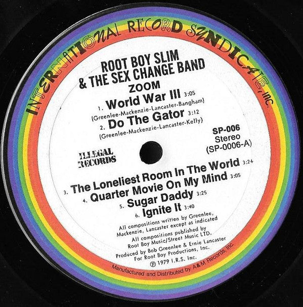 Rootboy Slim And The Sex Change Band With The Rootettes : Zoom (LP, Album)