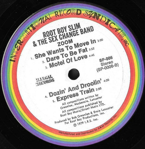 Rootboy Slim And The Sex Change Band With The Rootettes : Zoom (LP, Album)