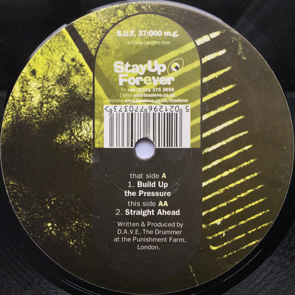 Secret Hero : Build Up The Pressure / Straight Ahead (12")
