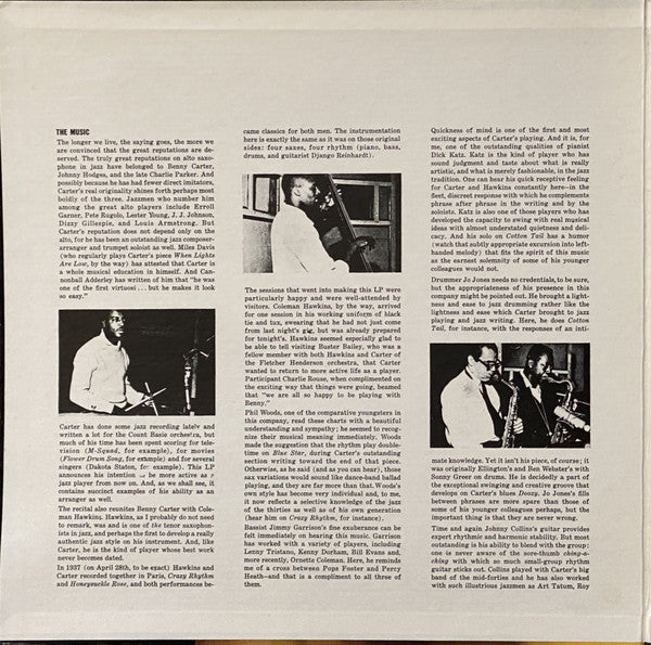 Benny Carter And His Orchestra : Further Definitions (LP, Album, RE, Pin)