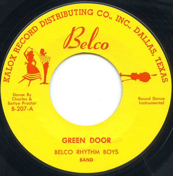 Belco Rhythm Boys : Green Door / Tanzy (7", Single)