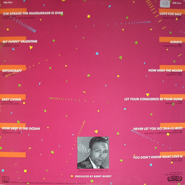 Marvin Gaye : The Soulful Moods Of Marvin Gaye (LP, Album, RE)
