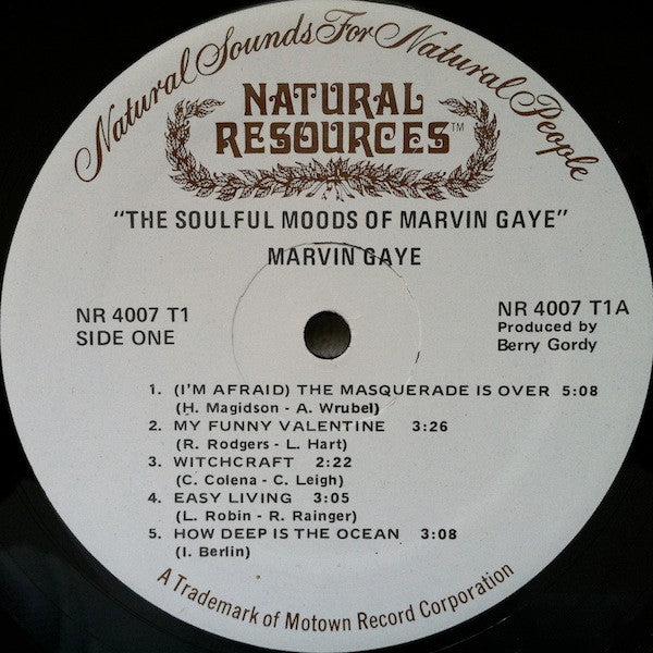 Marvin Gaye : The Soulful Moods Of Marvin Gaye (LP, Album, RE)