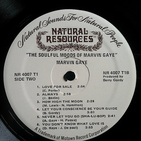 Marvin Gaye : The Soulful Moods Of Marvin Gaye (LP, Album, RE)
