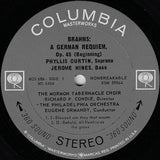 Johannes Brahms, Phyllis Curtin, Jerome Hines, Mormon Tabernacle Choir, Richard P. Condie, Alexander Schreiner And The Philadelphia Orchestra Conducted By Eugene Ormandy, Edmund Rubbra : A German Requiem (Sung In English) / Variations & Fugue On A Theme By Handel (2xLP + Box)