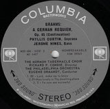 Johannes Brahms, Phyllis Curtin, Jerome Hines, Mormon Tabernacle Choir, Richard P. Condie, Alexander Schreiner And The Philadelphia Orchestra Conducted By Eugene Ormandy, Edmund Rubbra : A German Requiem (Sung In English) / Variations & Fugue On A Theme By Handel (2xLP + Box)