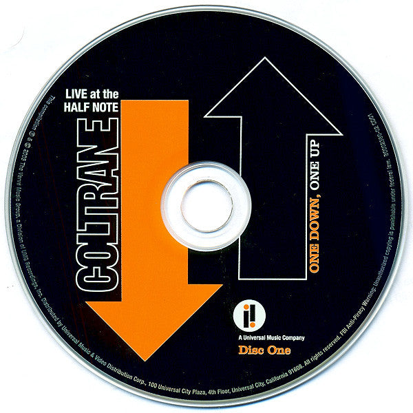 John Coltrane : One Down, One Up (Live At The Half Note) (2xCD, Album)