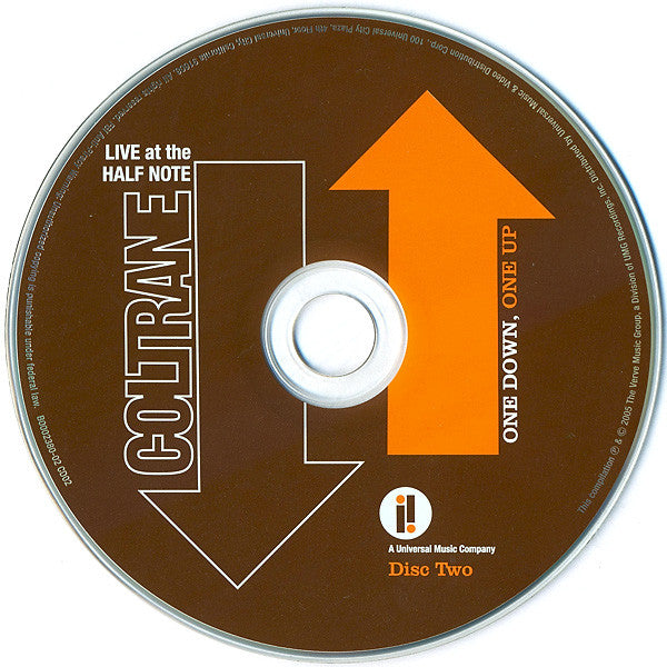 John Coltrane : One Down, One Up (Live At The Half Note) (2xCD, Album)