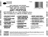 Art Pepper, Carl Perkins (4), Ben Tucker, Chuck Flores : The Art Of Pepper (CD, Comp, RE)
