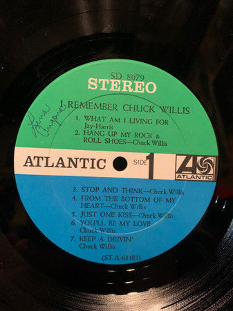 Chuck Willis : I Remember Chuck Willis (LP, Comp, Bla)