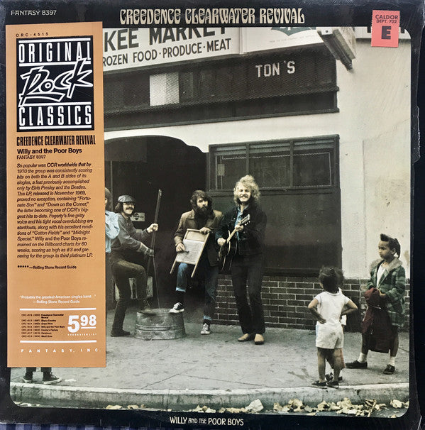 Creedence Clearwater Revival : Willy And The Poor Boys (LP, Album, RE)