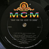 Hank Williams : Wait For The Light To Shine (LP, Album, Mono, MGM)