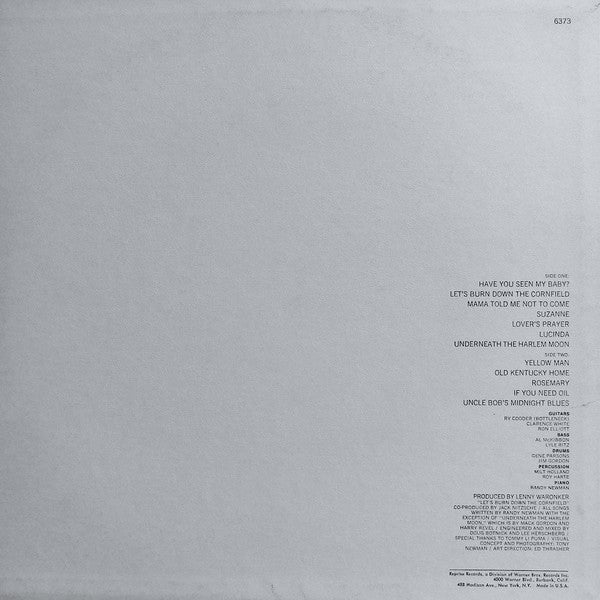 Randy Newman : 12 Songs (LP, Album, RP, San)