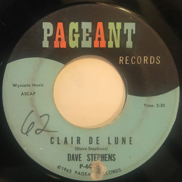 Dave Stephens (5) : Clair De Lune / Shining Stars (7")