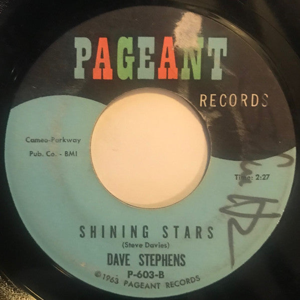 Dave Stephens (5) : Clair De Lune / Shining Stars (7")